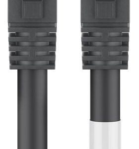 cablu patchcord cat81 sftp 5m pimf 2000mhz rj45 cupru negru goobay