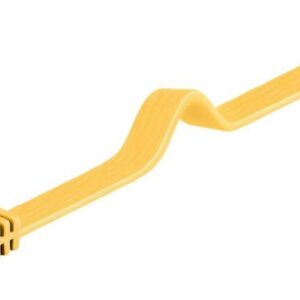 cablu plat cat6a utp 1m 500mhz rj45 cupru galben goobay