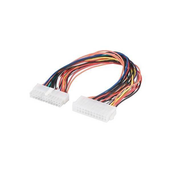 cablu prelungitor 24 pini tata la 24 pini mama 30cm goobay