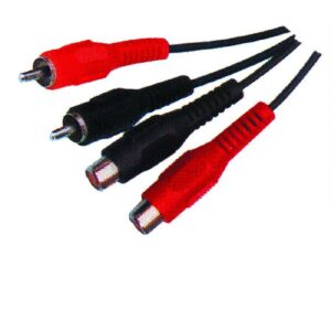 cablu prelungitor 2x rca 3m mama tata cabletech