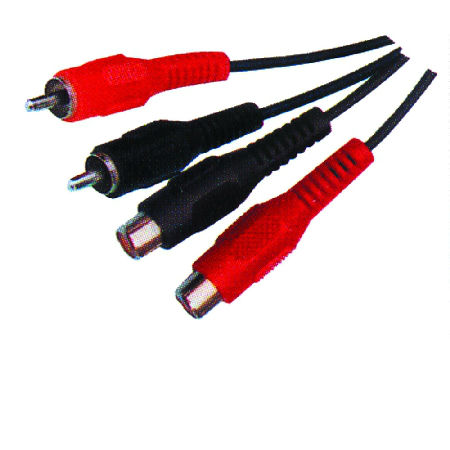 cablu prelungitor 2x rca 3m mama tata cabletech
