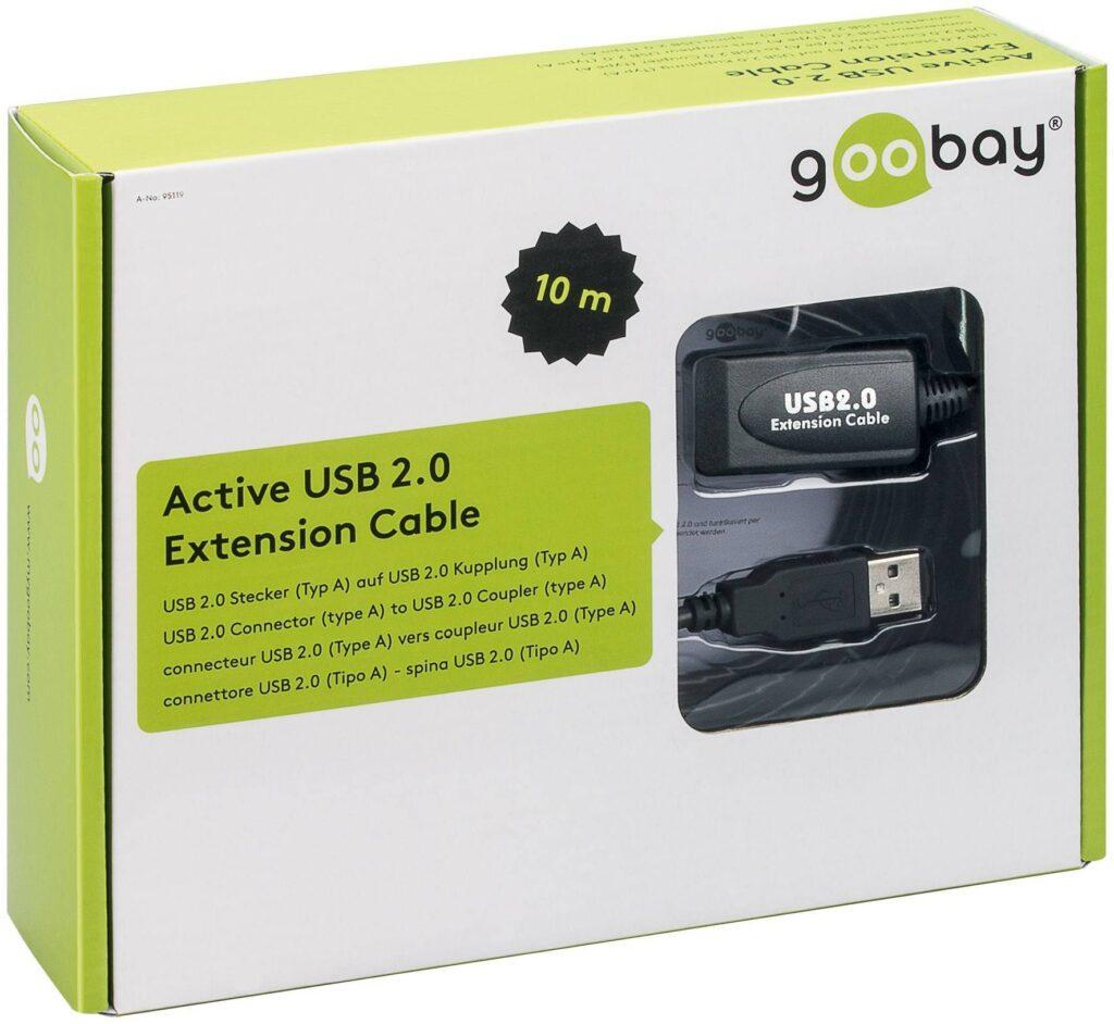 cablu prelungitor usb 10m extensibil 20m goobay 1