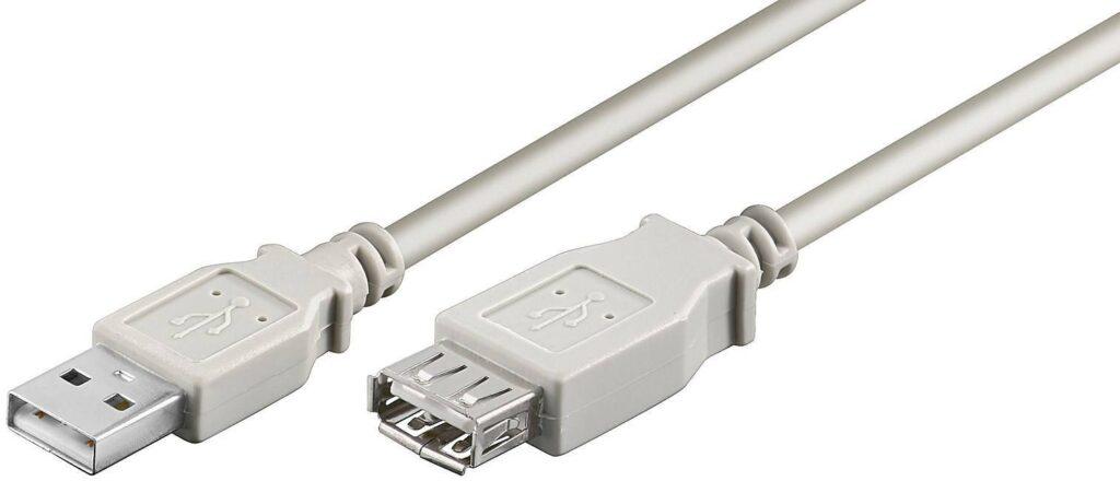cablu prelungitor usb a 20 tata usb a 20 mama 18m gri goobay