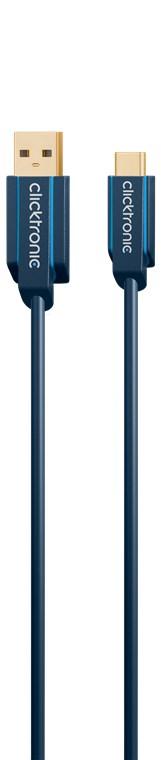 cablu profesional 05m usb type c usb 30 45w superspeed 5gbit s ofc cupru aurit clicktronic 4