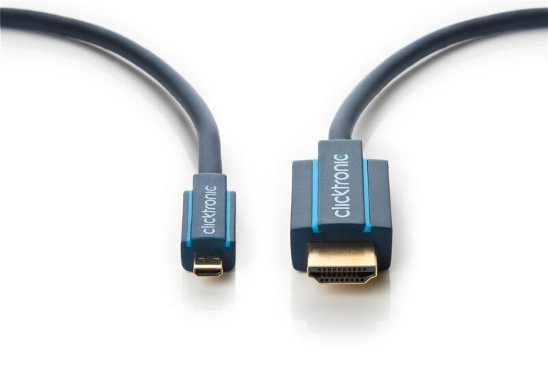 cablu profesional 2m micro hdmi hdmi ultra hd 4k 60hz cu ethernet ofc awg32 aurit clicktronic 4