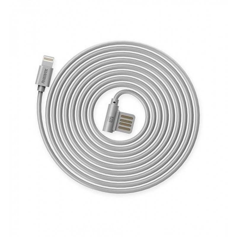 cablu remax rayen iphone rc 075 argintiu 1m