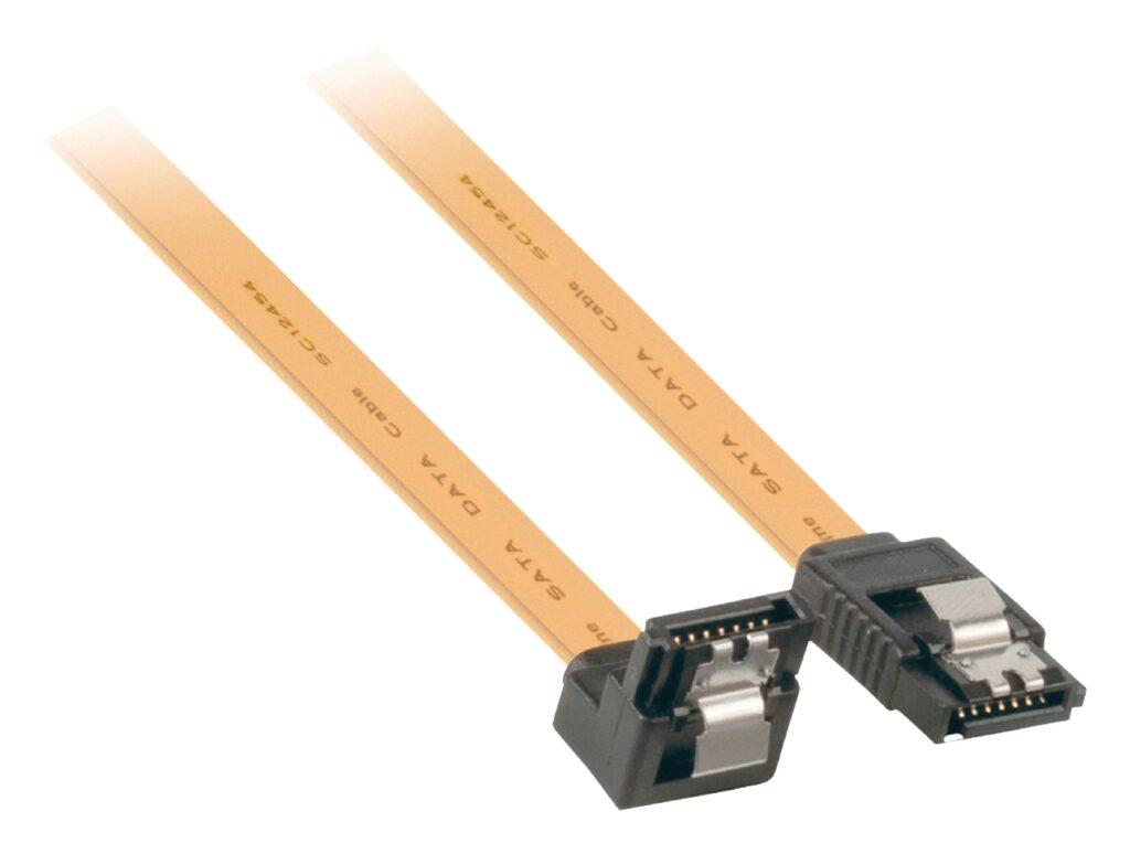 cablu sata 6gb s sata 7pin mama cu blocare sata 7 pin mama 90grade cu blocare 1m galben valueline 1 scaled