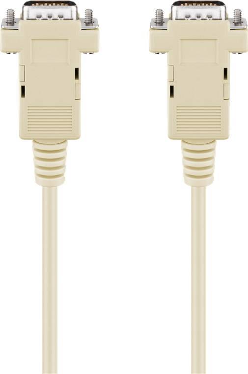 cablu serial rs232 db9 tata la db9 tata 2m goobay 1