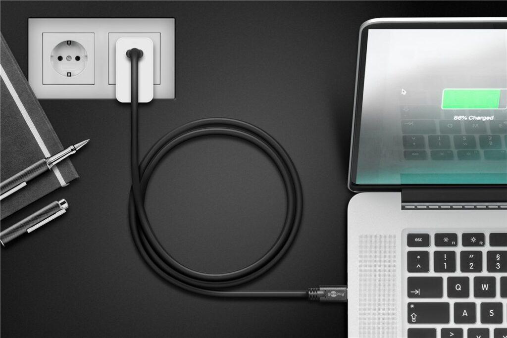 cablu sincronizare incarcare super viteza usb type c 32 gen 1 usb type c 3m 3a 5gbit s goobay 1