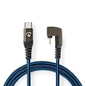 cablu sincronizare incarcare usb type c lightning 180 1m nedis