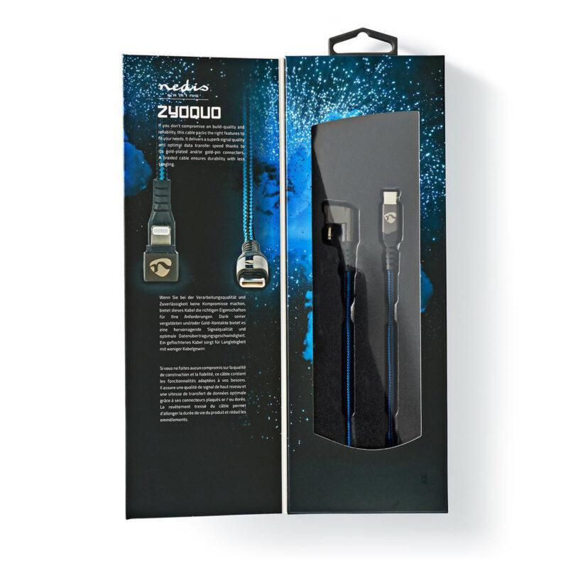 cablu sincronizare incarcare usb type c lightning 180 1m nedis 8