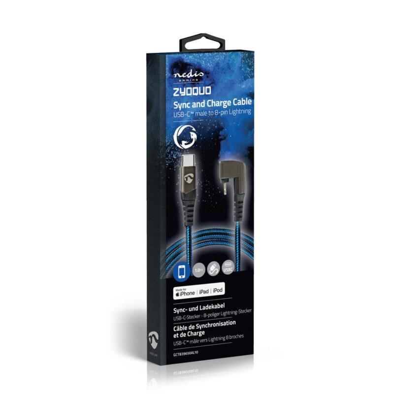 cablu sincronizare incarcare usb type c lightning 180 1m nedis 9