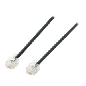 cablu telefon mufat rj11 6p4c 7 010 ccs negru 3m well