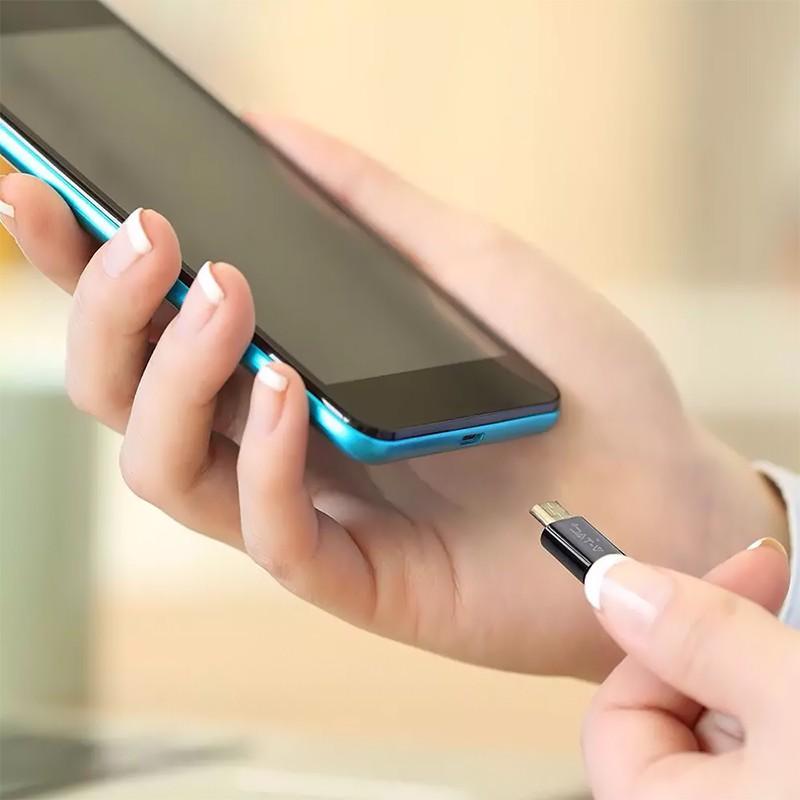 cablu type c 1m silver editon negru v tac 3