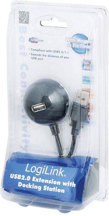 cablu usb 20 a soclu mama usb a mufa tata nichelat15m negru logilink 1