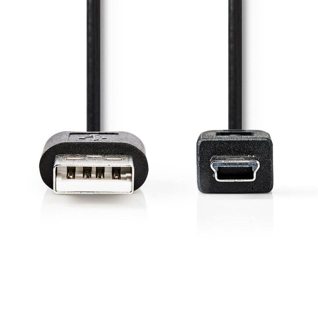 cablu usb 20 a tata mini usb tata 1m nedis 1
