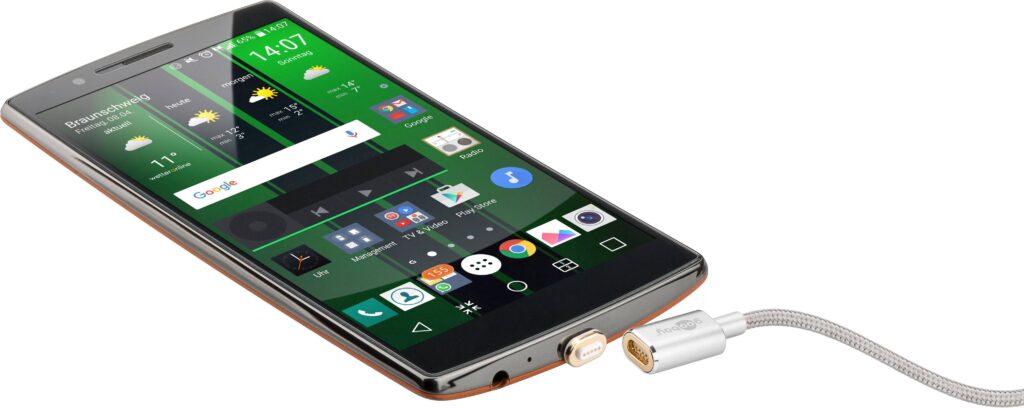 cablu usb 20 cu mufa magnetica micro usb 12m argintiu goobay scaled