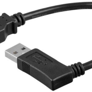 cablu usb 20 hi speed 15cm usb a tata 90 grade dreapta la usb a mama drept goobay