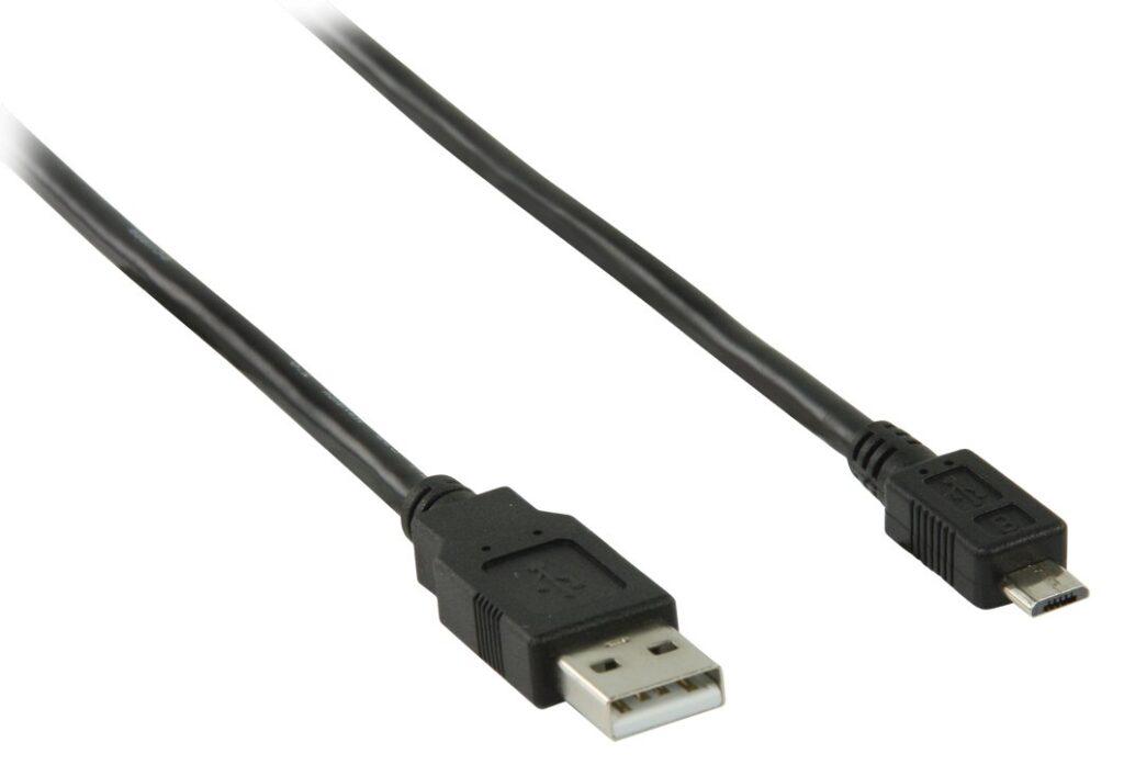 cablu usb 20 tata micro usb tata 1m negru valueline 1