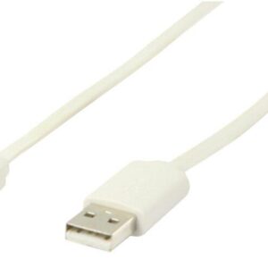 cablu usb 20 usb a tata micro usb b tata plat 1m alb valueline scaled