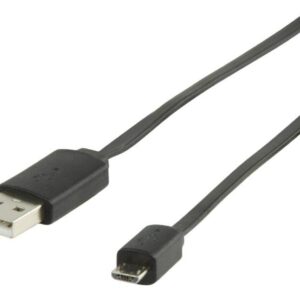 cablu usb 20 usb a tata micro usb b tata plat 1m negru valueline scaled