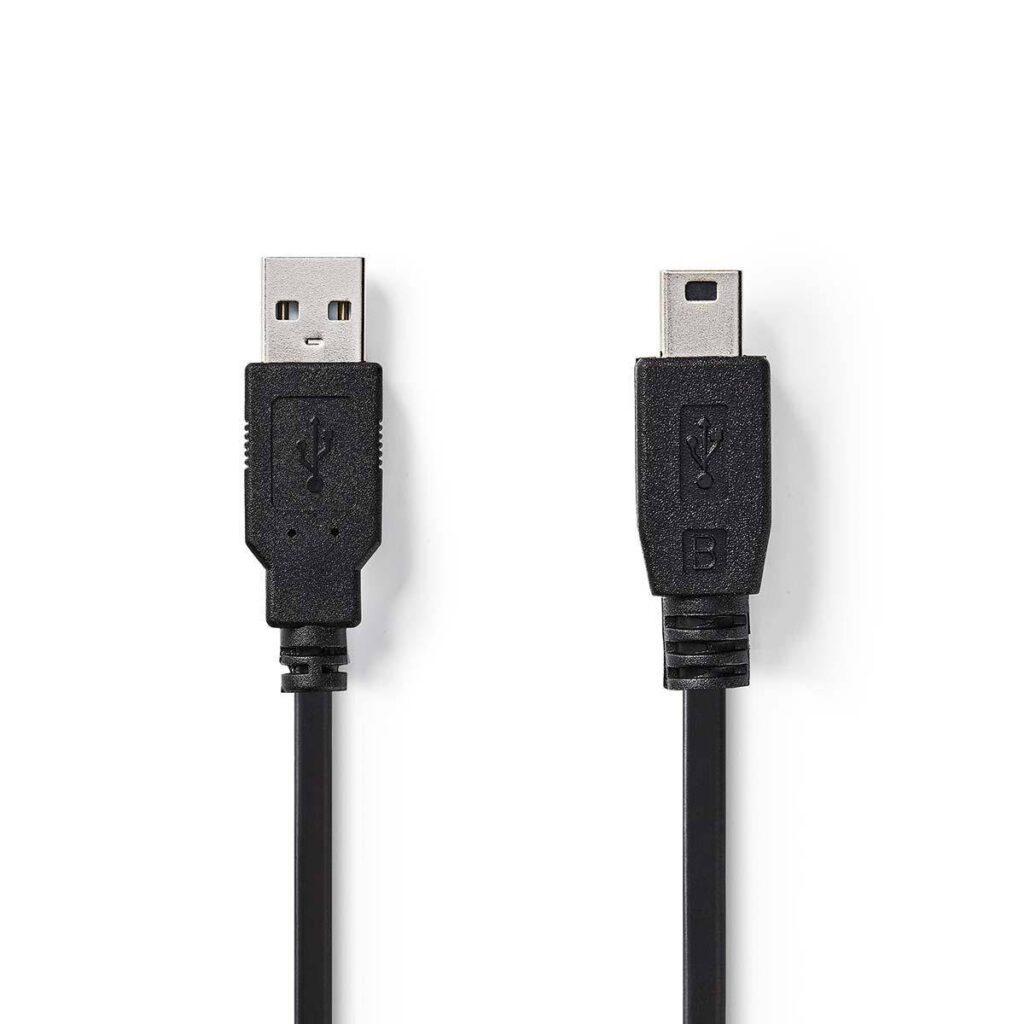 cablu usb 20 usb a tata mini usb tata 2m nedis
