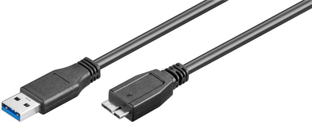cablu usb 30 la micro usb 05m goobay 1