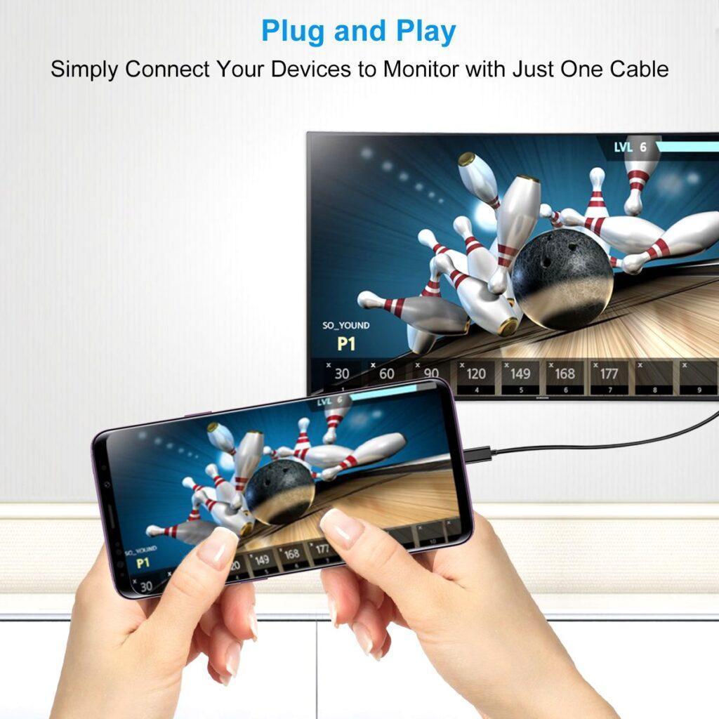 cablu usb type c displayport choetech xcp 1801 18m negru 9