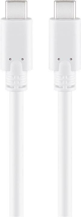 cablu usb type c generatia 1 tata tata 1m alb goobay