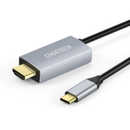cablu usb type c hdmi choetech xch m180 pd 60w 18m negru 1