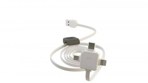 cablu usb type c micro usb lightning 15m alb allocacoc 1