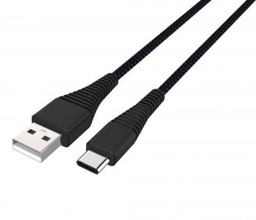 cablu usb type c tata usb 20 tata 12m negru rezistent la indoiri prime well 2