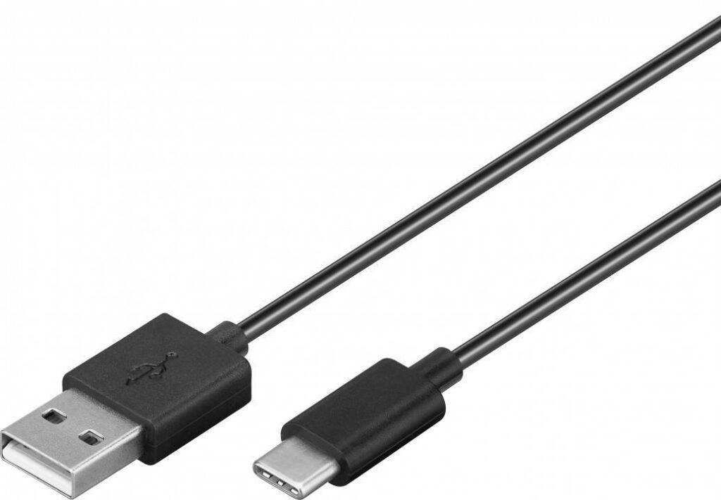 cablu usb type c tata usb 20 tata 1m negru goobay