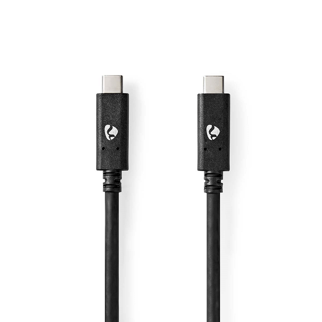 cablu usb type c tata usb type c tata 1m 100w 10gbps 32 gen 2 negru nedis 1