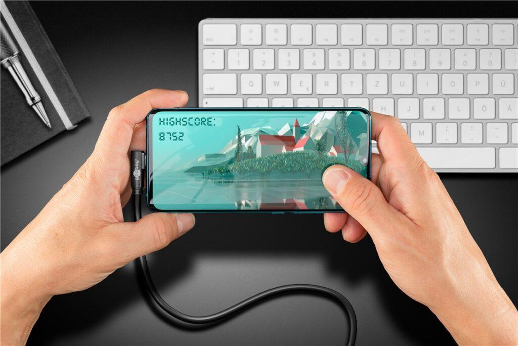 cablu usb type c unghi 90 grade la usb a 30 2m goobay 2