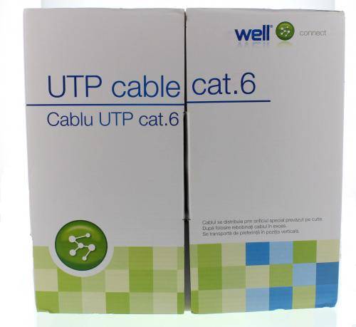 cablu utp cat6 8 fire din cupru well 1