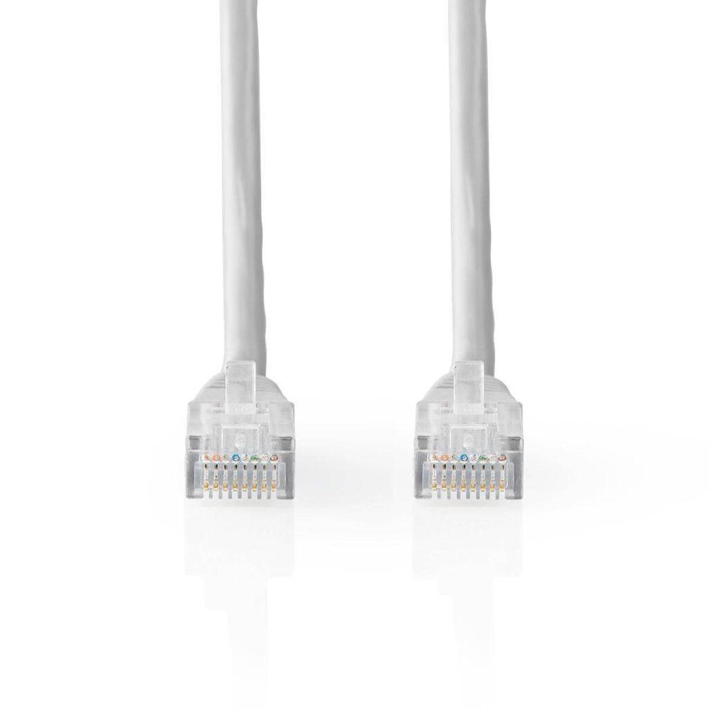 cablu utp nedis cat5e mufat 05m patch cord gri 1