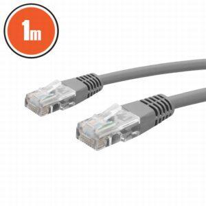 cablu utp patch rj45 8p8c cat5e 1m gri