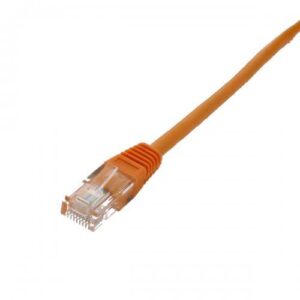 cablu utp well cat5e patch cord 05m portocaliu