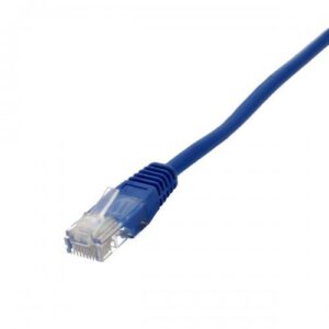 cablu utp well cat5e patch cord 1m albastru