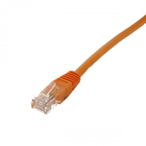 cablu utp well cat6 patch cord 05m portocaliu