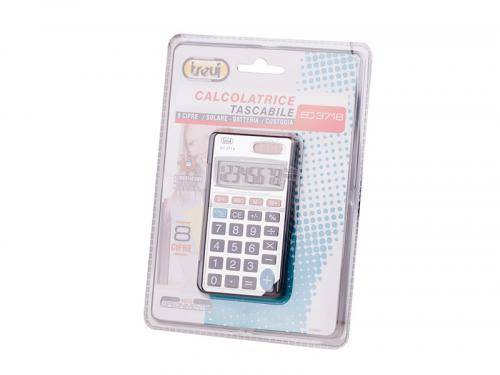 calculator de buzunar ec 3718 8 digit baterie solar trevi 1
