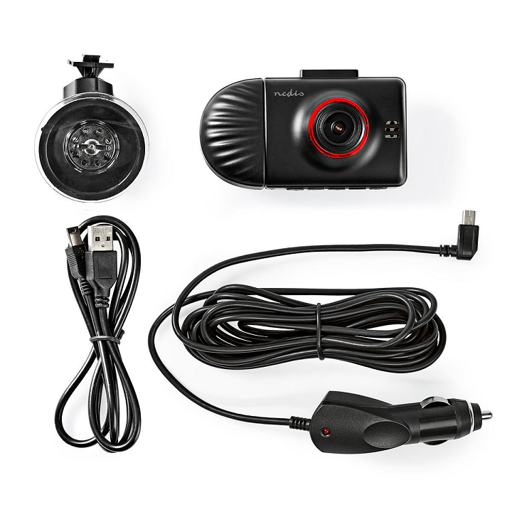 camera auto dvr dubla wide quad hd 1440p 2k 2 ch 231 nedis 2