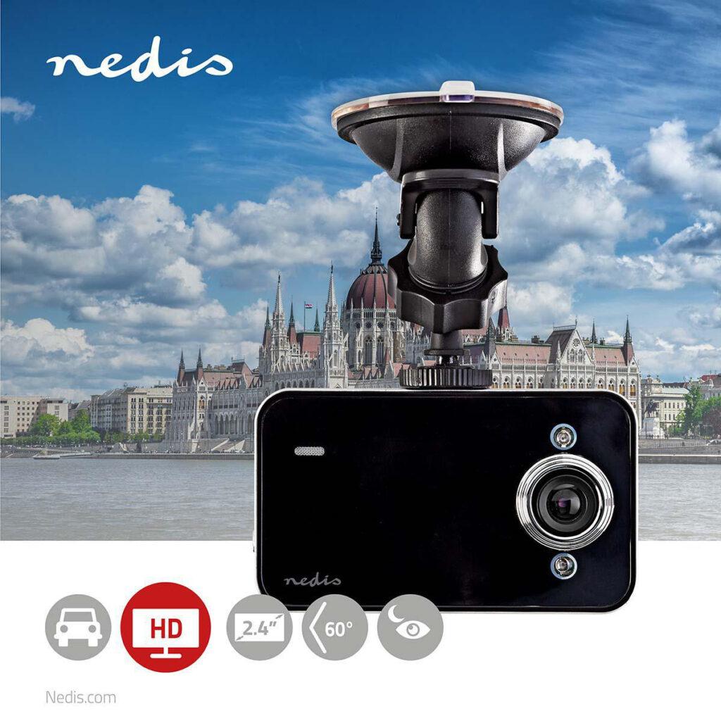 camera auto dvr hd 720p 24 unghi de vizualizare 60 nedis 2