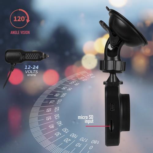 camera auto dvr ngs hd 720p 120 ecran 2 negru 3