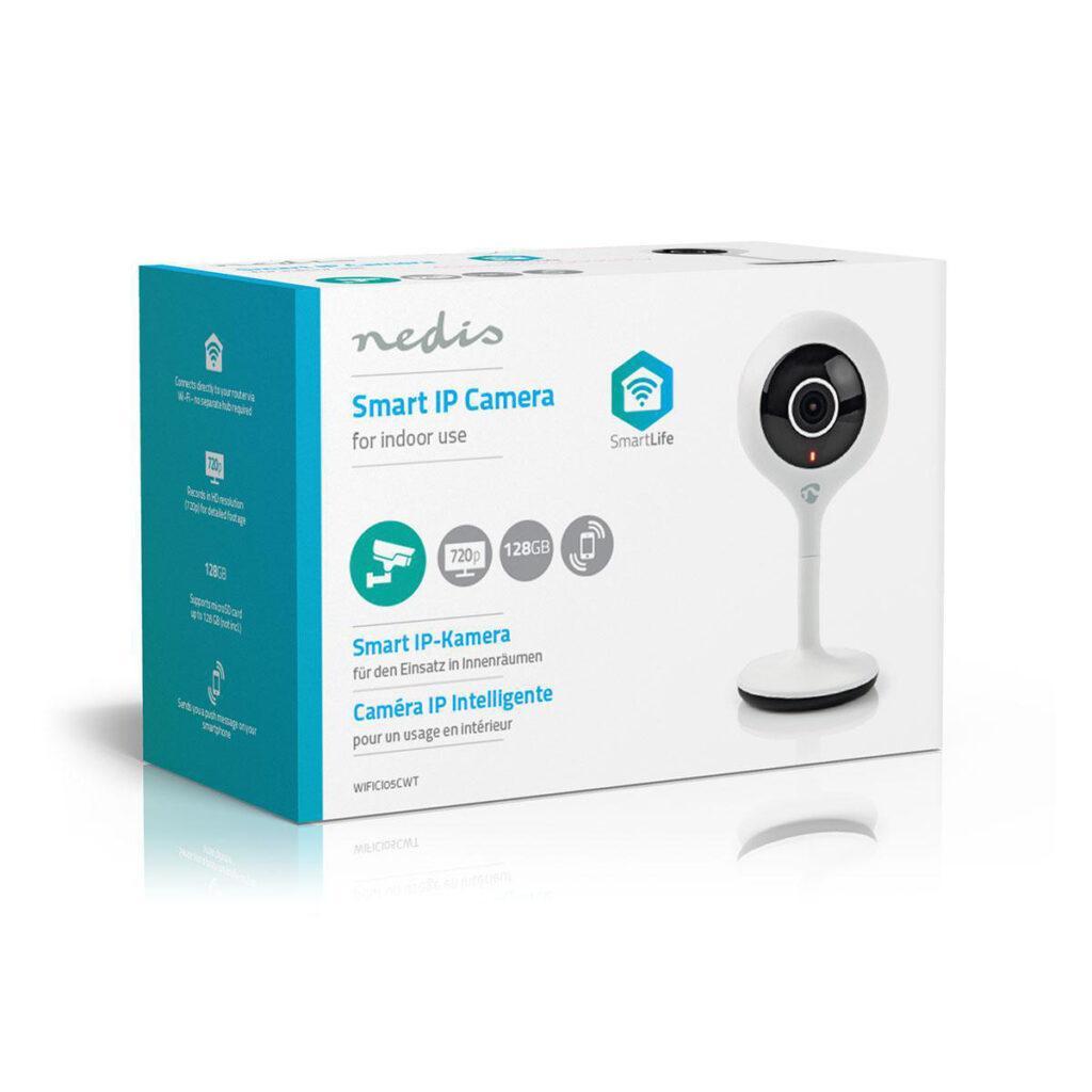 Camera Smart WiFi IP HD 720p -20C - +50C Nedis 15 camera smart wifi ip hd 720p 20c 50c nedis 15