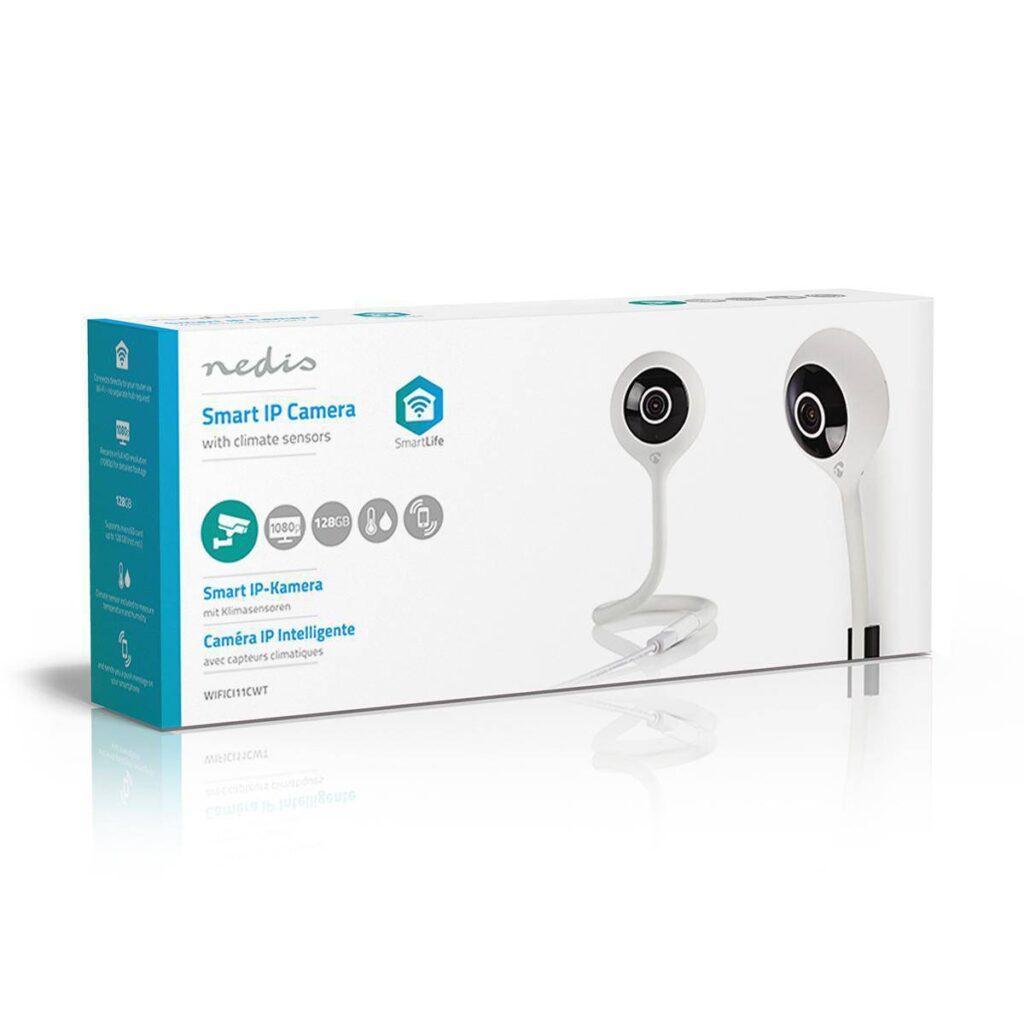 camera smart wifi ip hd 720p cu senzor de temperatura nedis 10