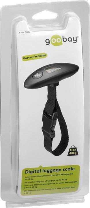cantar digital cu lcd pentru bagaje max 40kg negru goobay 3