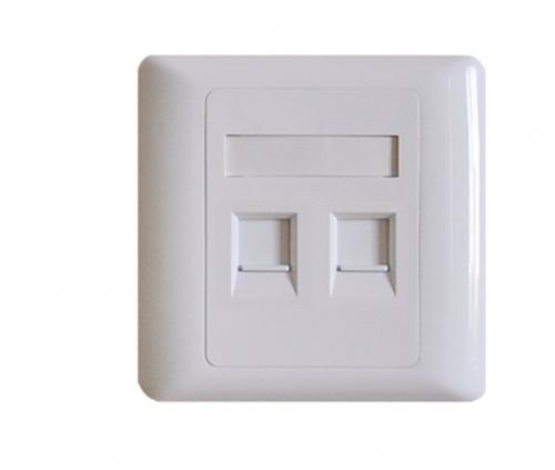 capac priza rj45 fara keystone 2 porturi alb well 1