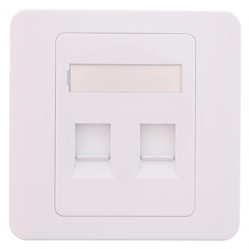 capac priza rj45 fara keystone 2 porturi alb well